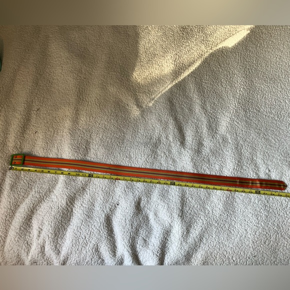 Apt. 9 Multi-Colored Striped Belt with Colorful Buckle Vintage - Picture 6 of 10